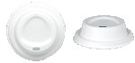 Koffiebeker deksels Ø80 mm, suikerriet BIO, pak 1000 stuks
